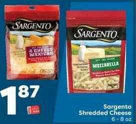 Weis Markets Sargento Shredded Cheese offer