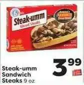 Weis Markets Steak-Umm Sandwich Steaks offer