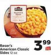 Weis Markets Reser's American Classic Sides offer