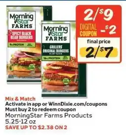 Winn Dixie MorningStar Farms Products offer
