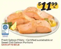 Winn Dixie Fresh Salmon Fillets offer