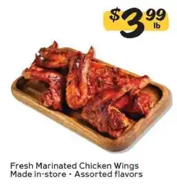 Winn Dixie Fresh Marinated Chicken Wings offer
