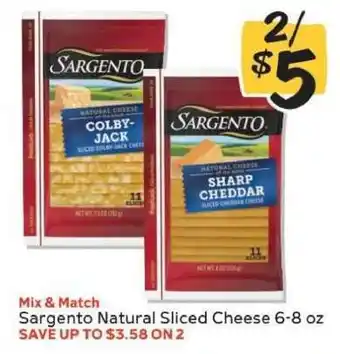 Winn Dixie Sargento Natural Sliced Cheese offer