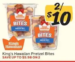Winn Dixie King’s Hawaiian pretzel bites offer