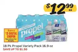 Winn Dixie 18 Pk Propel Variety Pack 16.9 oz offer