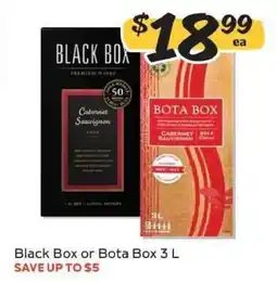 Winn Dixie Black Box or Bota Box 3 L offer