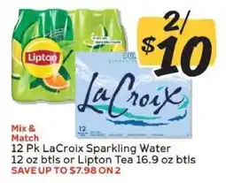 Winn Dixie LaCroix Sparkling Water or Lipton Tea offer