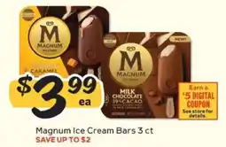 Winn Dixie Magnum Ice Cream Bars 3 ct offer