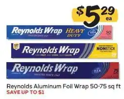 Winn Dixie Reynolds Aluminum Foil Wrap offer