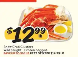 Winn Dixie Snow Crab Clusters offer