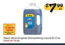 Winn Dixie Dawn Ultra Original Dishwashing Liquid offer