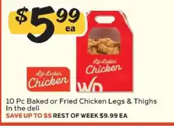 Winn Dixie Lip Lickin' Chicken offer