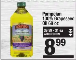 Super King Markets Pompeian 100% Grapeseed Oil 68 oz offer