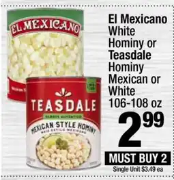 Super King Markets Teasdale Hominy Mexican or White offer