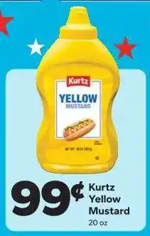 Save a Lot Kurtz Yellow Mustard offer