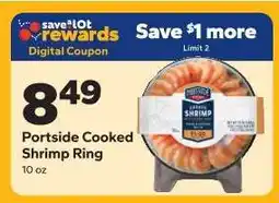 Save a Lot Portside Cooked Shrimp Ring offer
