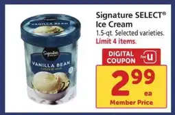 Safeway Signature Select Ice Cream offer