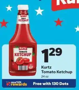 Save a Lot Kurtz Tomato Ketchup offer