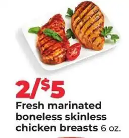 Hy-Vee Fresh marinated boneless skinless chicken breasts offer