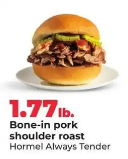 Hy-Vee Bone-in Pork Shoulder Roast offer