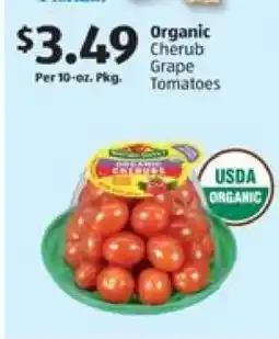 Aldi Organic Cherub Grape Tomatoes offer
