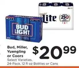 Kroger Bud, Miller, Yuengling or Coors offer