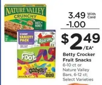 Kroger Betty Crocker Fruit Snacks offer