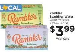 Kroger Rambler Sparkling Water offer