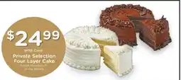 Kroger Private Selection Four Layer Cake offer