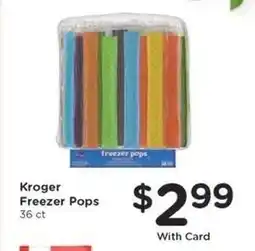 Kroger Kroger Freezer Pops offer