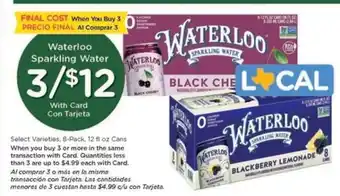 Kroger Waterloo Sparkling Water offer