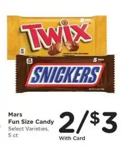 Kroger Mars Fun Size Candy offer