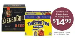 Kroger Twisted Tea, Ziegenbock or Happy Dad offer