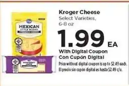 Food 4 Less Kroger Cheese offer