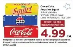 Food 4 Less Coca-Cola, Pepsi or Squirt offer