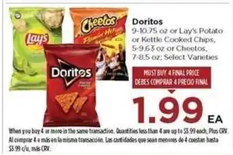 Food 4 Less Doritos offer
