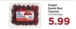 Food 4 Less Kroger Sweet Red Cherries offer