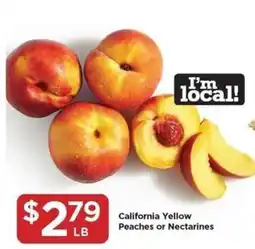 Food 4 Less California Yellow Peaches or Nectarines offer