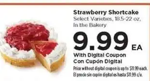 Food 4 Less Strawberry Shortcake offer