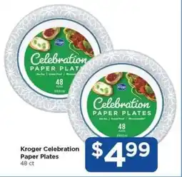 Food 4 Less Kroger Celebration Paper Plates offer