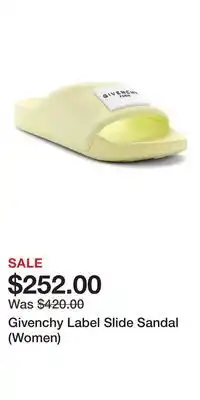 Nordstrom Givenchy Label Slide Sandal (Women) offer