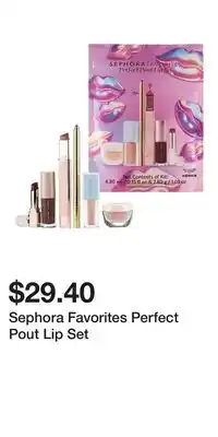 Kohl's Sephora Favorites Perfect Pout Lip Set offer