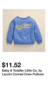 Kohl's Baby & Toddler Little Co. by Lauren Conrad Crew Pullover offer