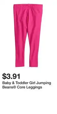 Kohl's Baby & Toddler Girl Jumping Beans Core Leggings offer