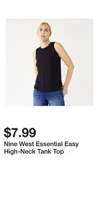 Kohl's Nine West Essential Easy High-Neck Tank Top offer