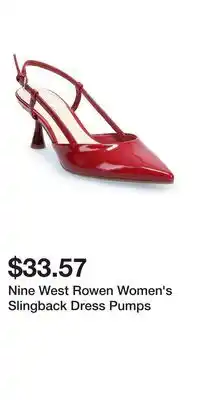 Kohl's Nine West Rowen Women's Slingback Dress Pumps offer