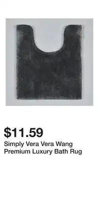Kohl's Simply Vera Vera Wang Premium Luxury Bath Rug offer