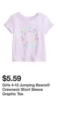 Kohl's Girls 4-12 Jumping Beans Crewneck Short Sleeve Graphic Tee offer