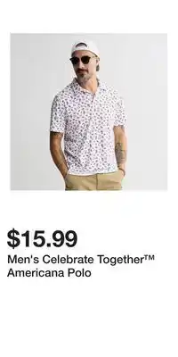 Kohl's Men's Celebrate Together Americana Polo offer