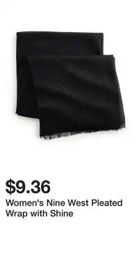 Kohl's Women's Nine West Pleated Wrap with Shine offer